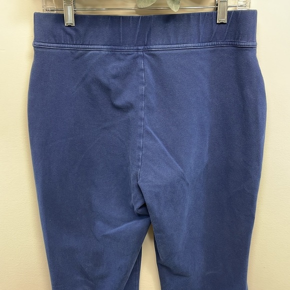 Lands’ End Starfish Mid Rise Slim Leg Pants Deep Sea Navy M/T (10-12) - Picture 5 of 16